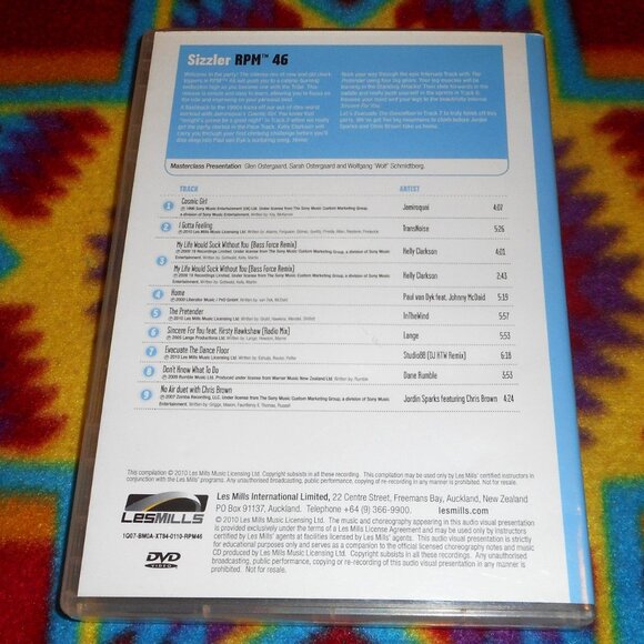 Les Mills RPM 63 (DVD, Booklet & CD) + RPM 46 (DVD & Booklet Only) - Picture 8 of 9